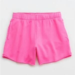 Aerie Beach Party Shorts Pink Fusion  - Size XS